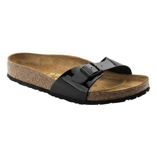 Birkenstock Madrid Birko-Flor Sandals Black Patent