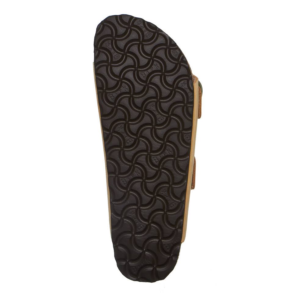 Birkenstock Womens Nubuck Leather Arizona Big Buckle | Almond | 101886