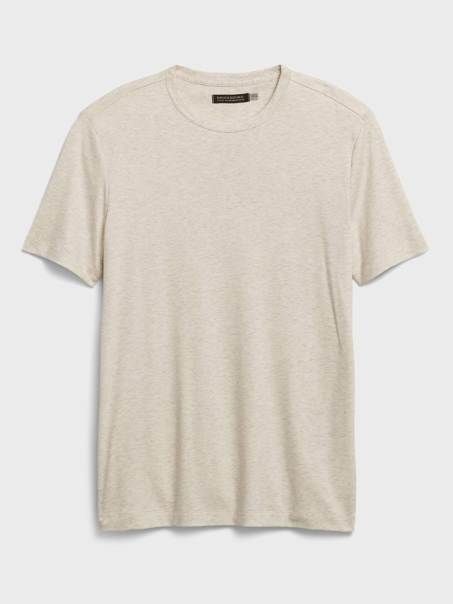 Banana Republic Men's Luxury Touch Performance T-Shirt Oatmeal Heather Size XXL