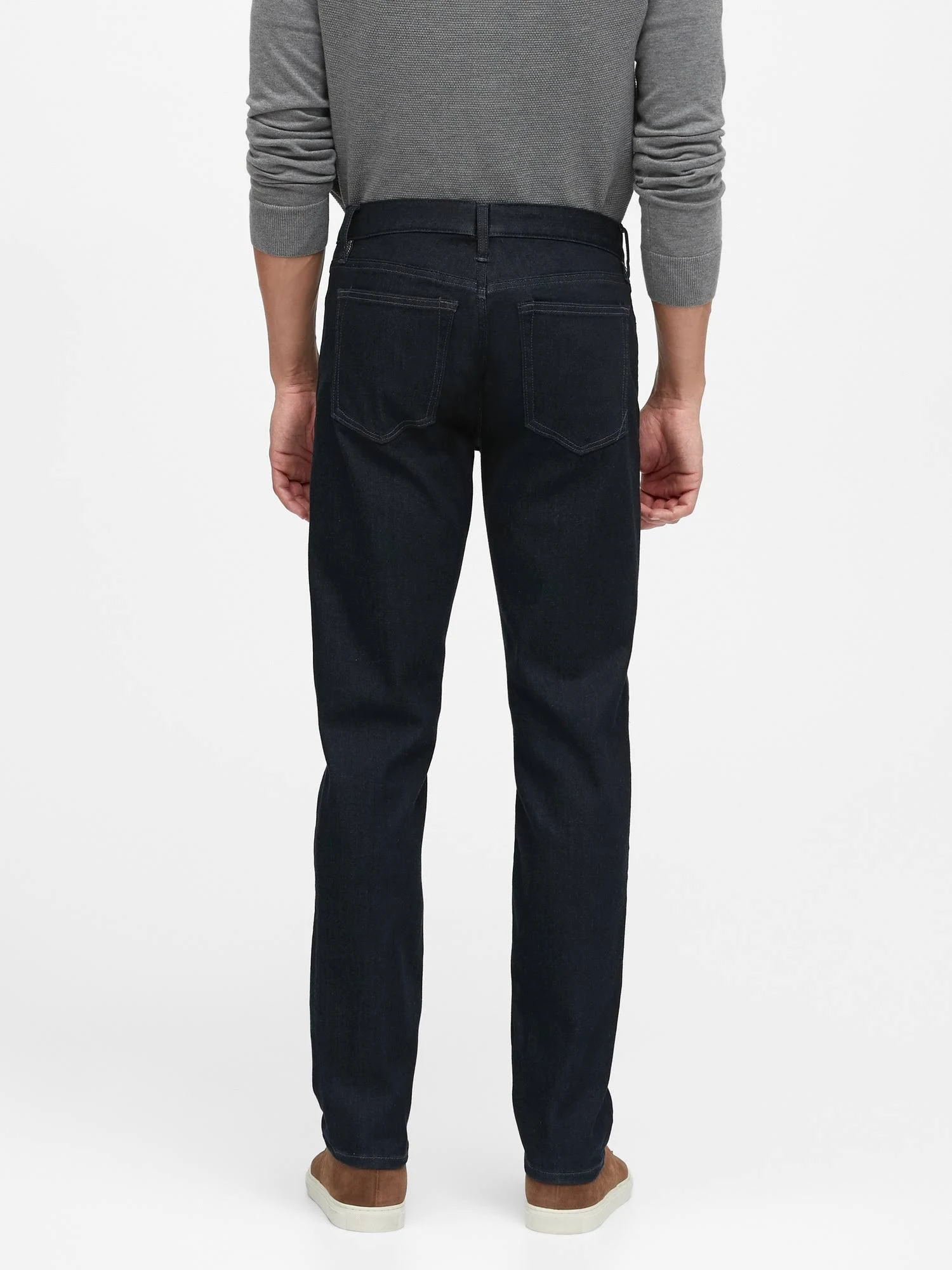 Banana Republic Men's Slim Luxe Traveler Jean Rinse Dark Wash Size 38W 34L