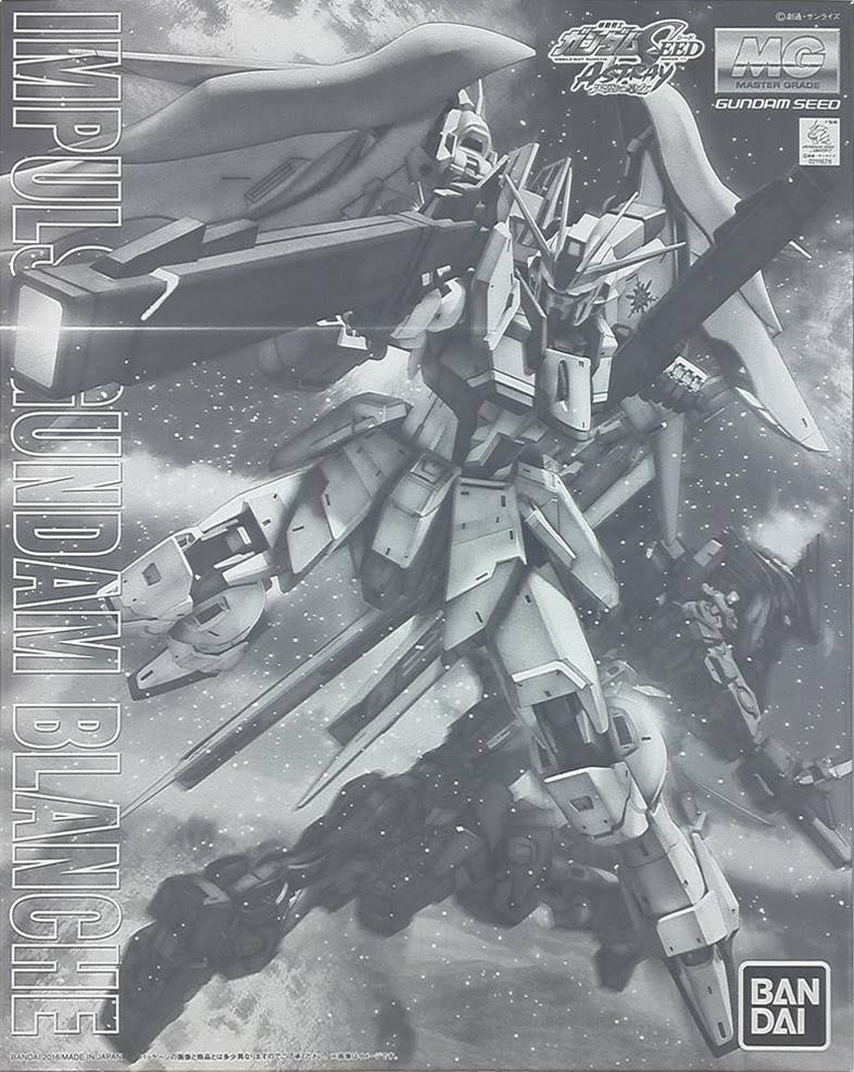 *Bandai mg 1/100 Impulse Gundam Blanche