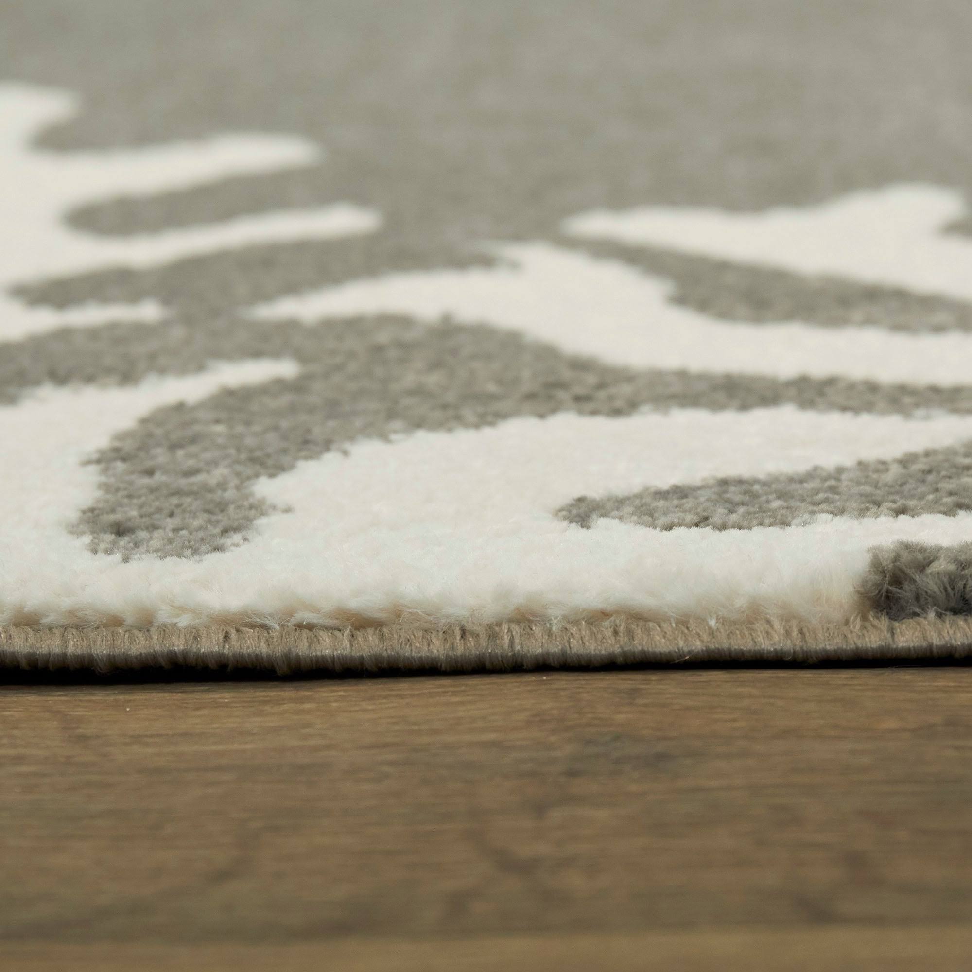 BALTA Caswell Blue 5 ft. x 7 ft. Coastal Coral Area Rug