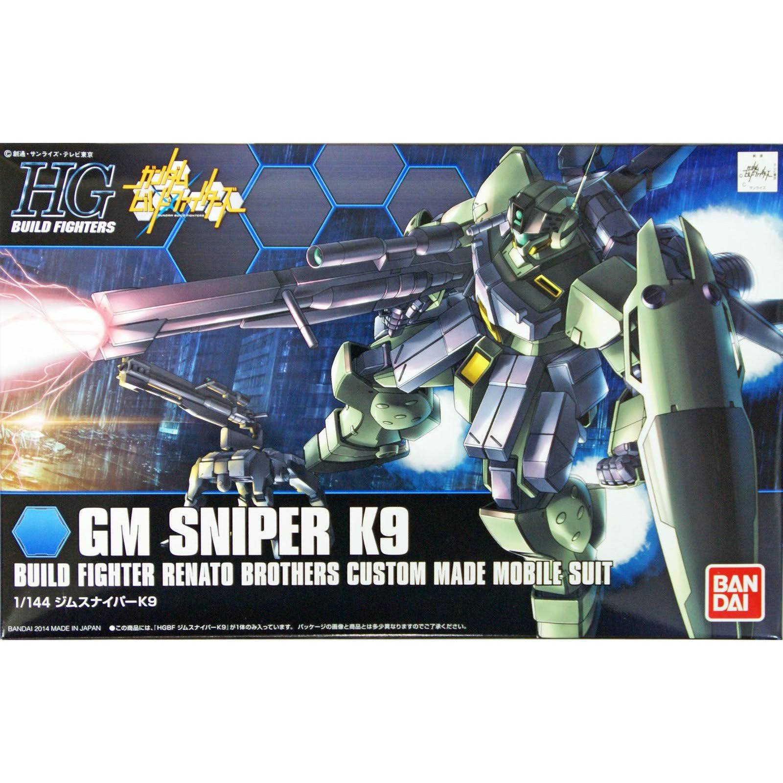 Bandai Hobby HGBF Gundam Build Fighters GM Sniper K9 HG 1/144 Model Kit