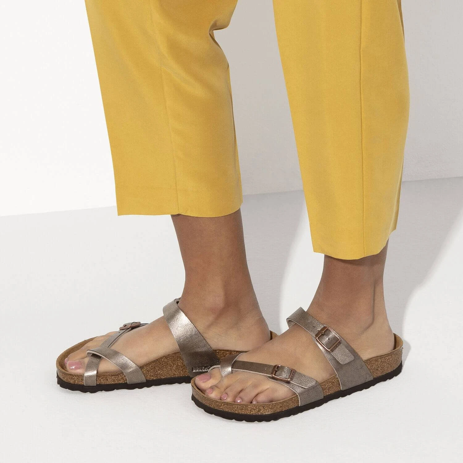 Birkenstock Women's Mayari Sandal - 36 - Graceful Taupe / Birko-Flor