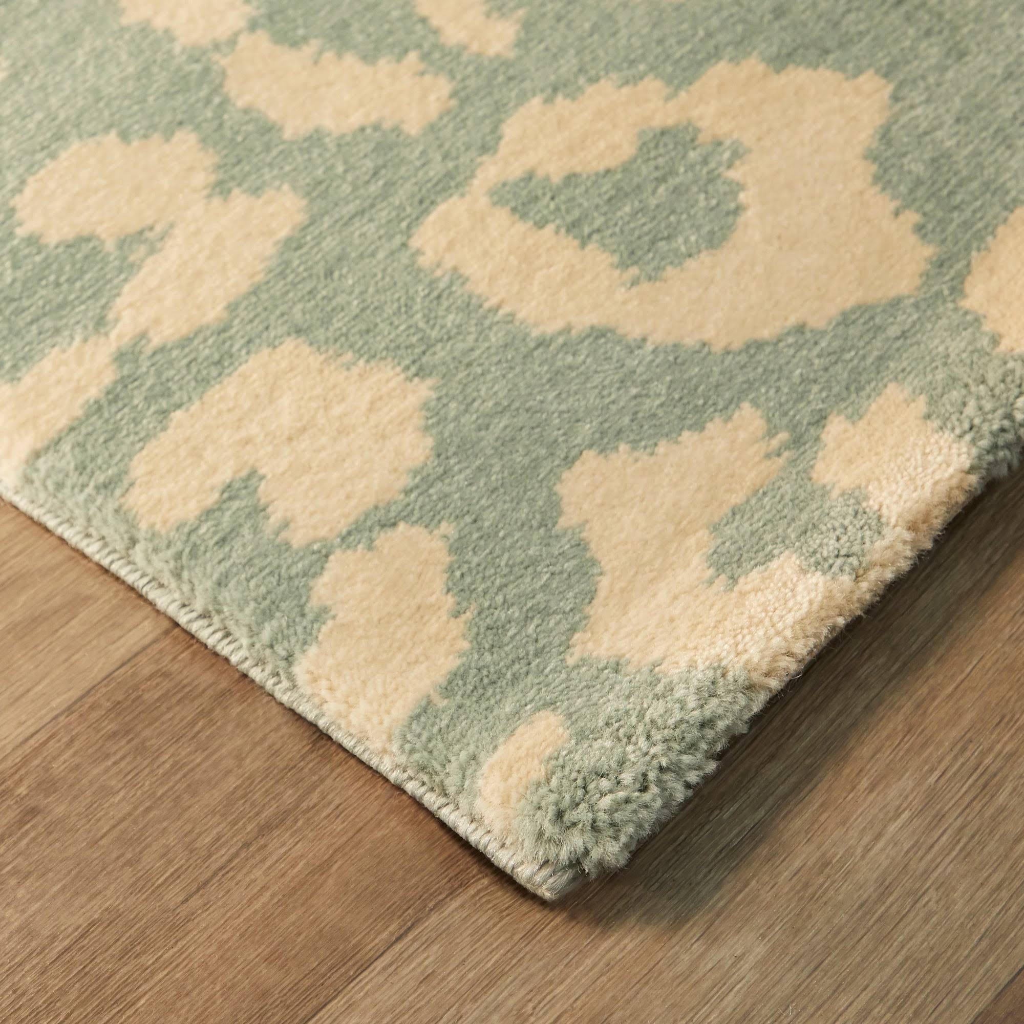 Josephina Leopard Print Area Rug - 2&7x22 x 7& Runner - Pink