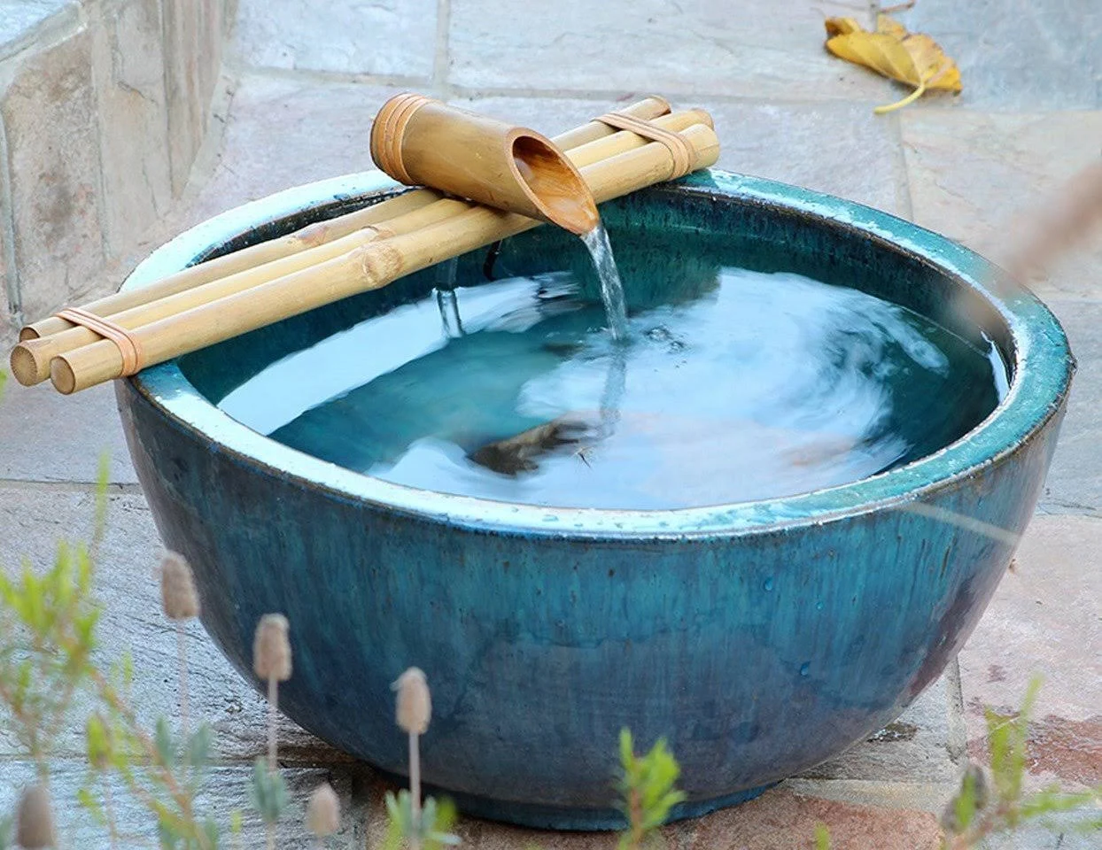 Bamboo Accents 18in. Three - Arm Spout and Pump Kit