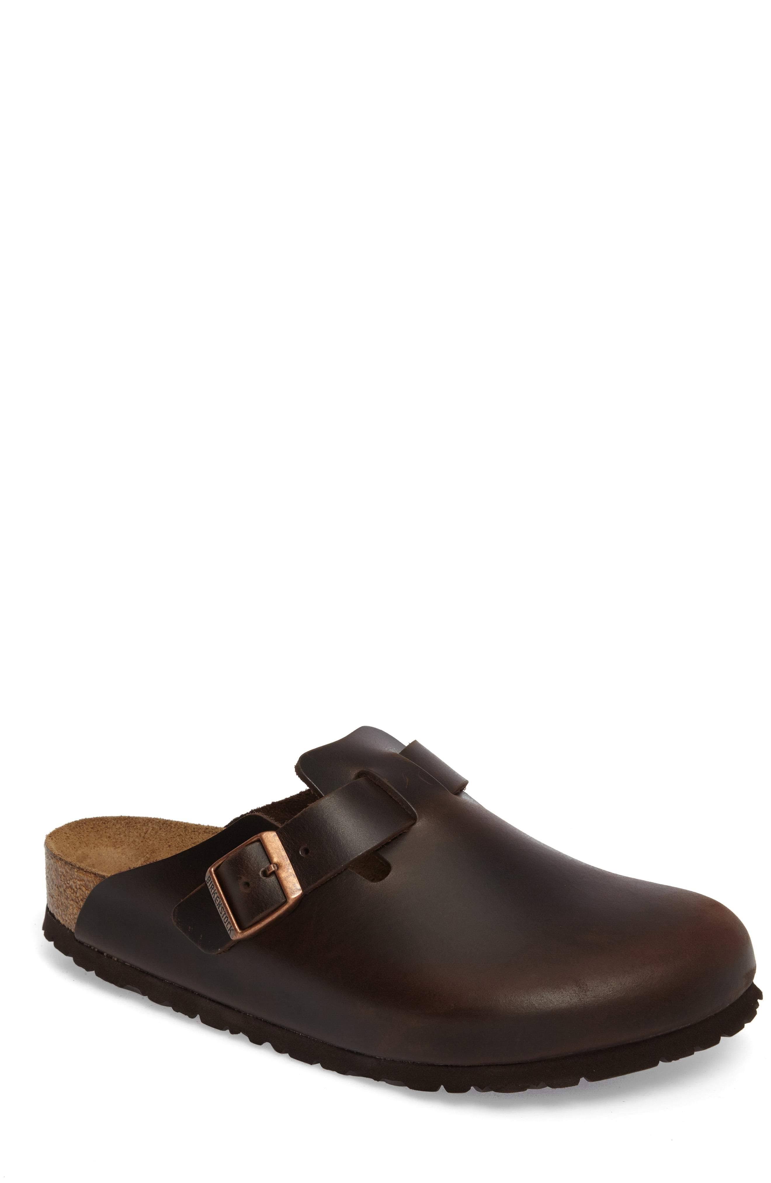 Birkenstock Boston Soft Footbed (42 Habana Oiled Leather)