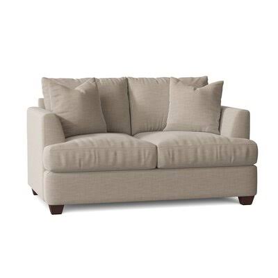 Kenna 63x22 Recessed Arm Loveseat Birch Lane Body Fabric: Conversation Ivory