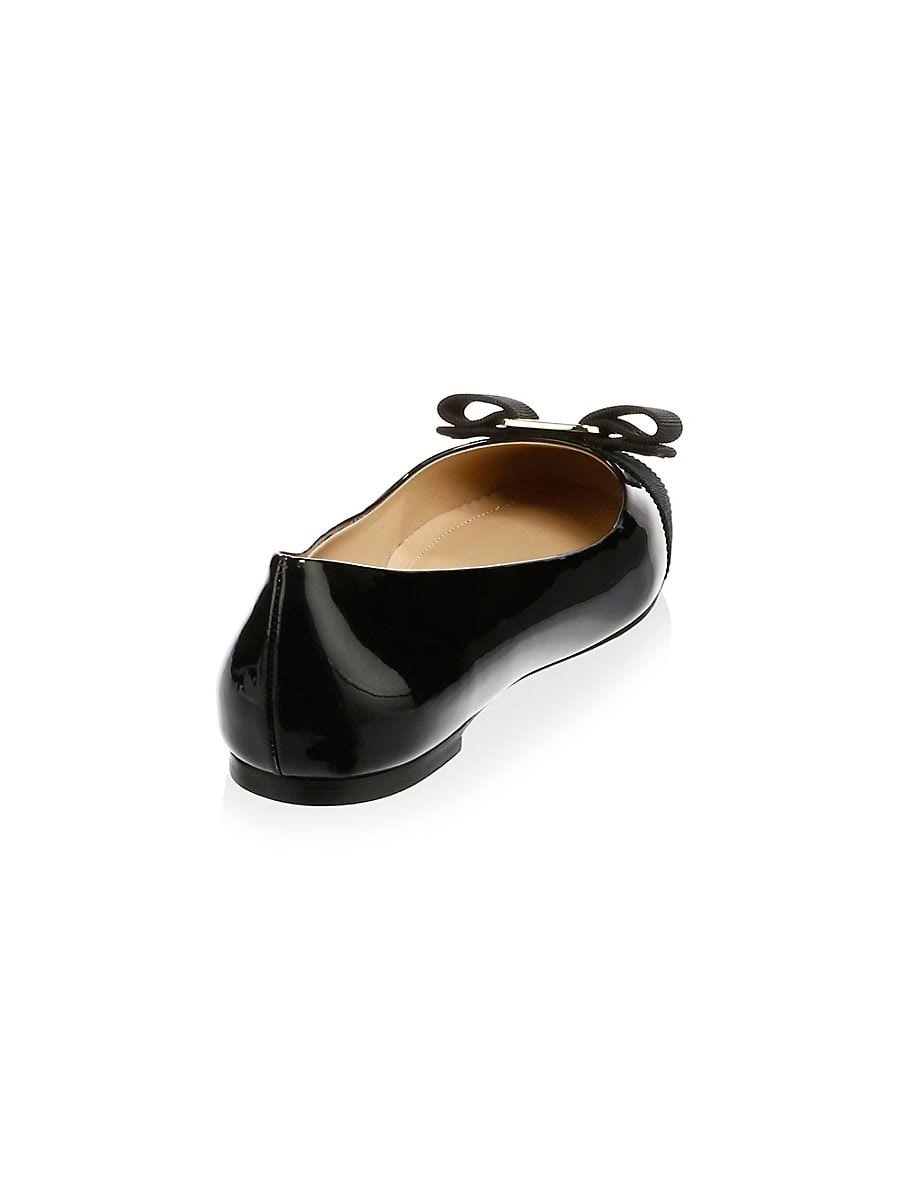 Salvatore Ferragamo Varina Leather Ballet Flats
