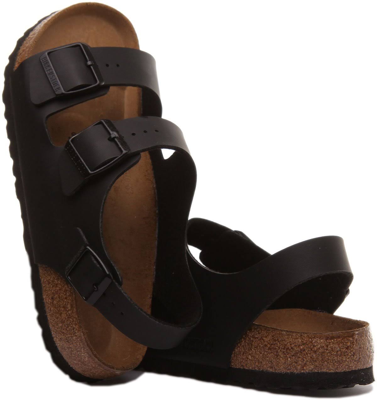 Birkenstock Milano Birko Flor Sandals - Black