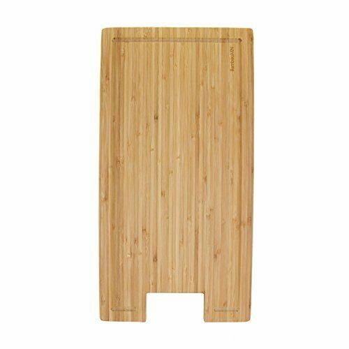 BambooMN Bamboo Griddle Cover/Cutting Board for Viking Cooktops, New Vertical Cut, Small (10.25x22x19.8x22x0.75x22)