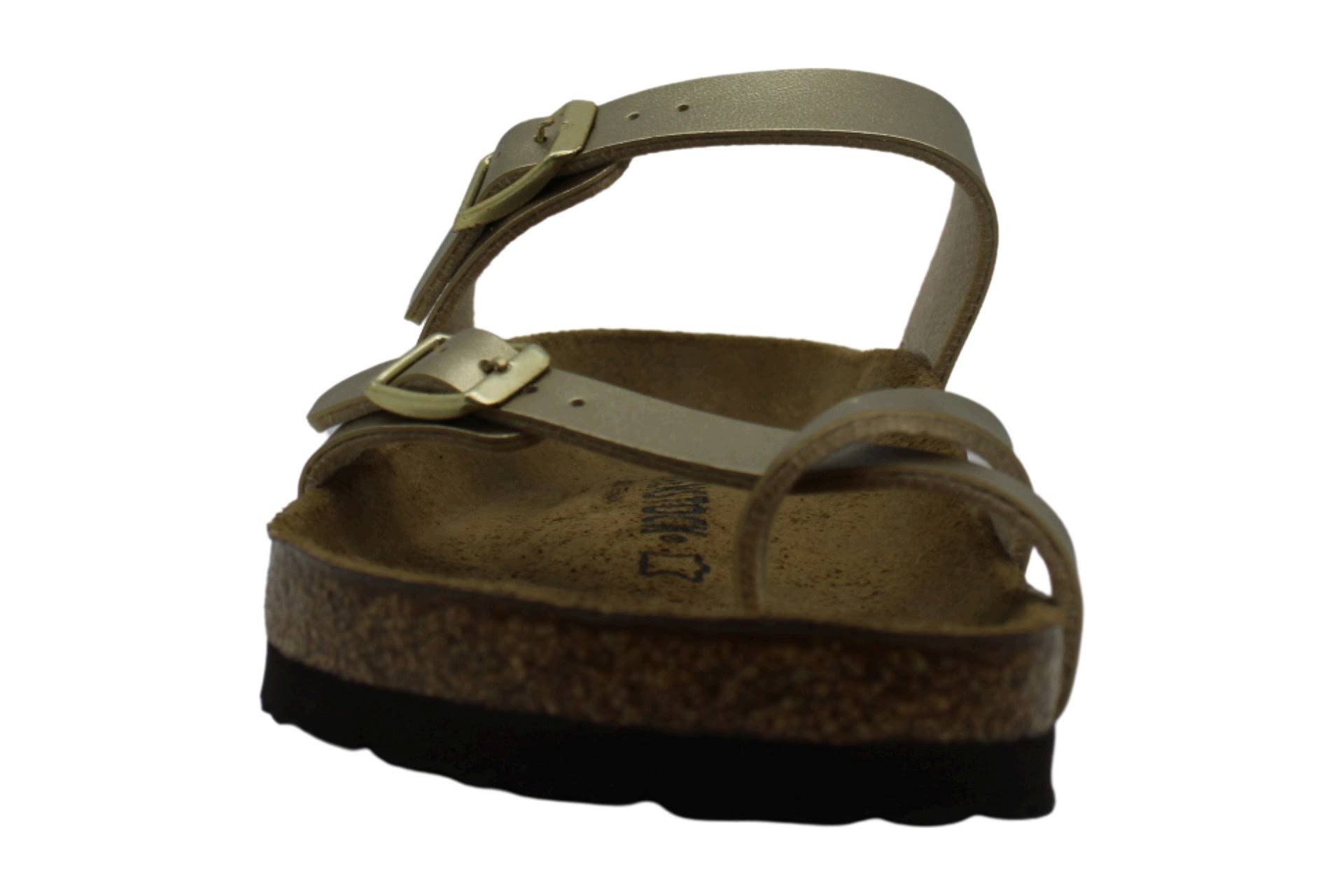 Birkenstock Mayari Birko-Flor Gold Thong Sandals