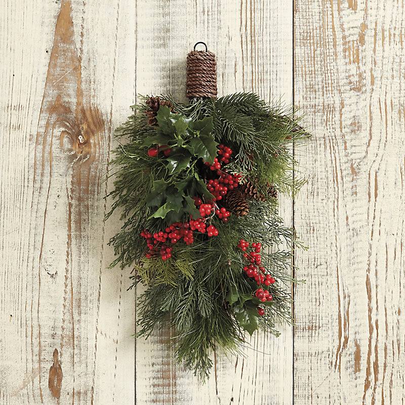 Mixed Pine & Berry Swag - Ballard Designs