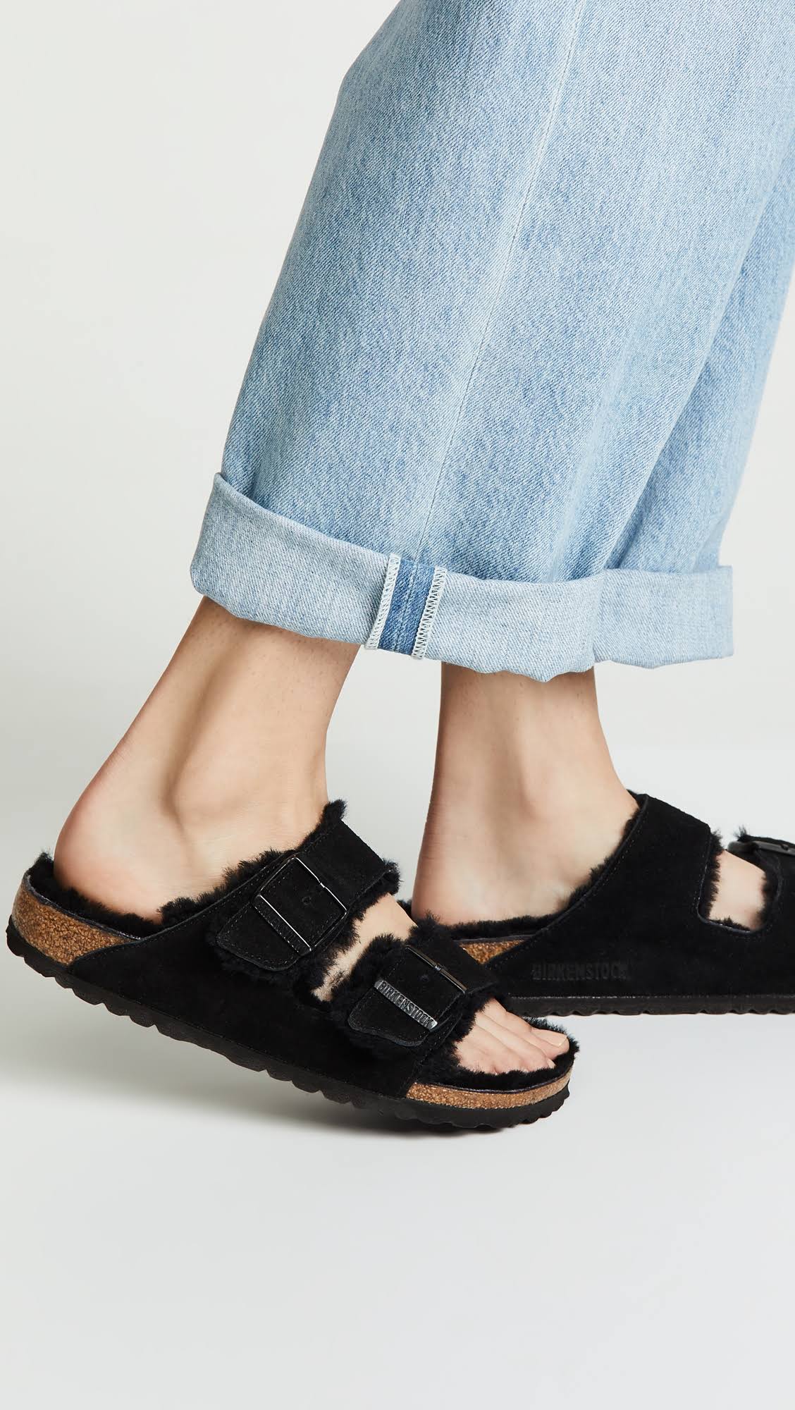 Birkenstock Arizona Shearling Black