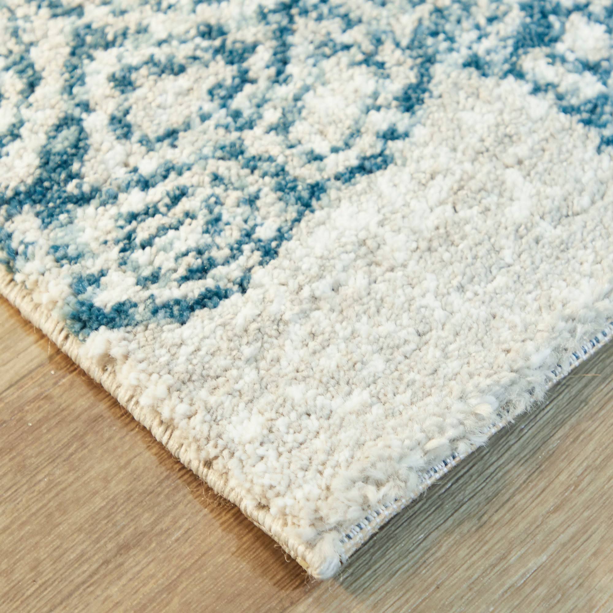 Folse Coastal Turtle Area Rug - Dark Blue - 7&10x22 x 10&