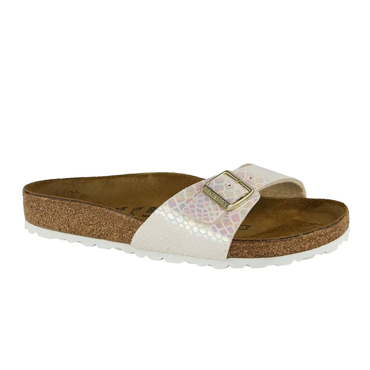 Birkenstock Madrid Narrow Sandal - Women's Silver, 38.0