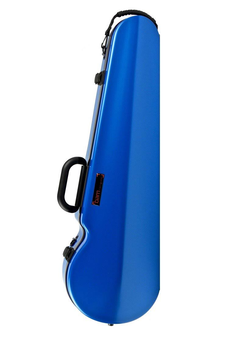 BAM Hightech Contoured Azure Blue Violin Case