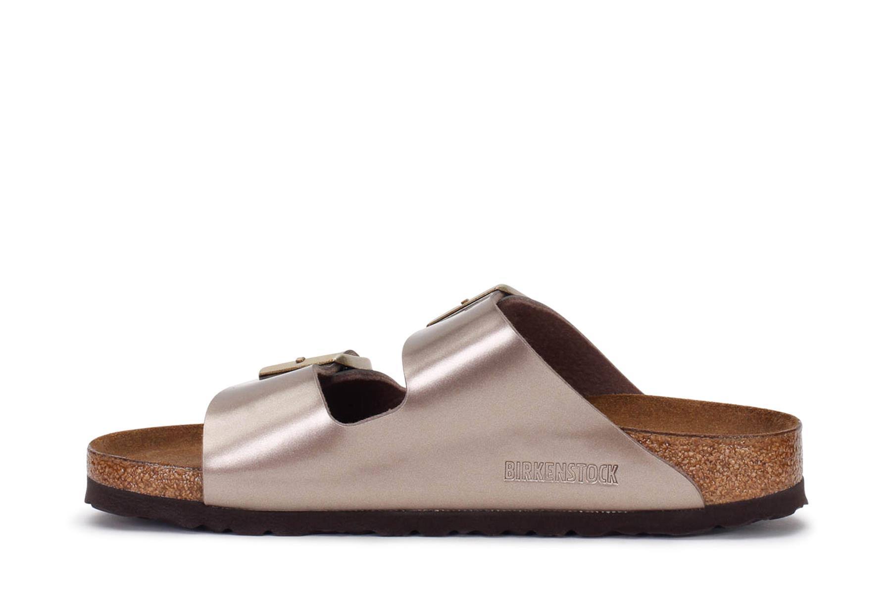 Birkenstock Arizona Birko-Flor Electric Metallic Taupe 37 / Narrow