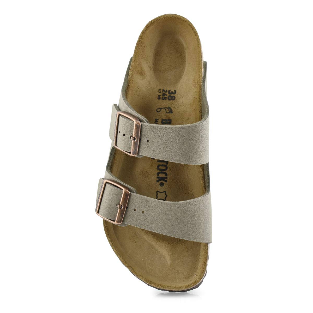 Birkenstock Arizona Birko Flor Sandals - Stone