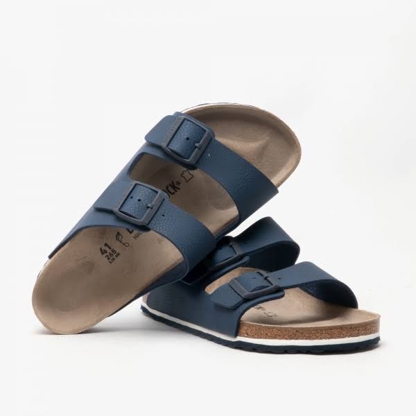 Birkenstock Arizona Birko Flor Regular Sandals - Desert Soil Blue