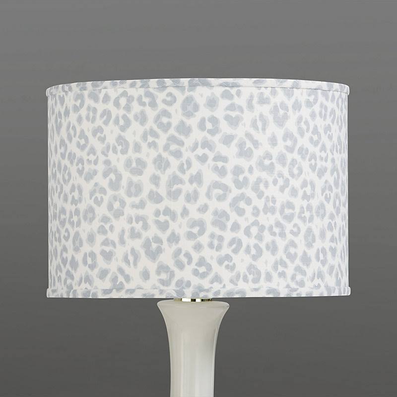 Leopard Lamp Shade Gray 16x22 - Ballard Designs