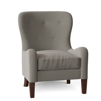 Gilliam 32x22 Wide Tufted Down Cushion Armchair Body Fabric: Baet Ash