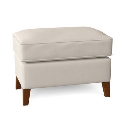 Foster 27x22 Leather Rectangle Standard Ottoman AllModern Custom Upholstery Body Fabric: Durango Oatmeal
