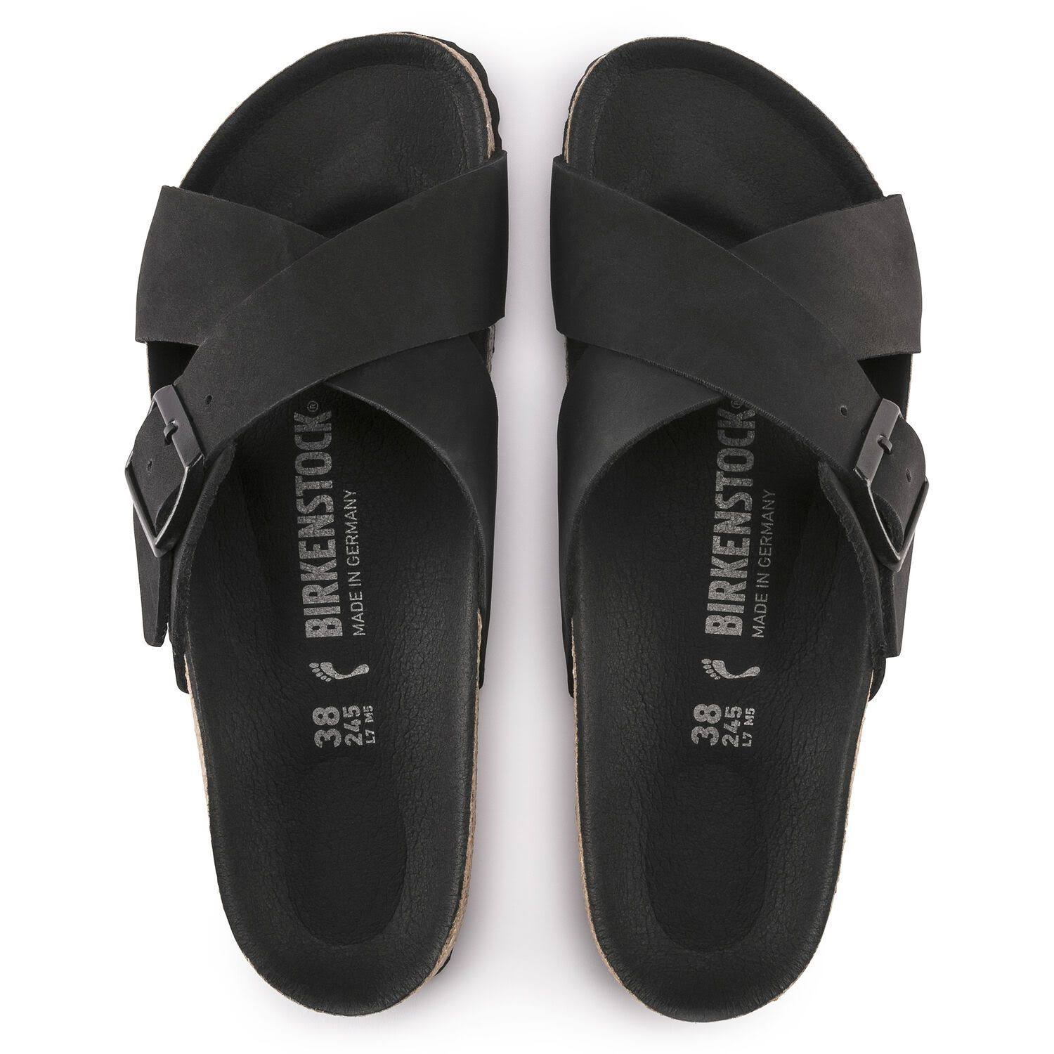 Birkenstock Siena Sandal - Black - Flat Sandals