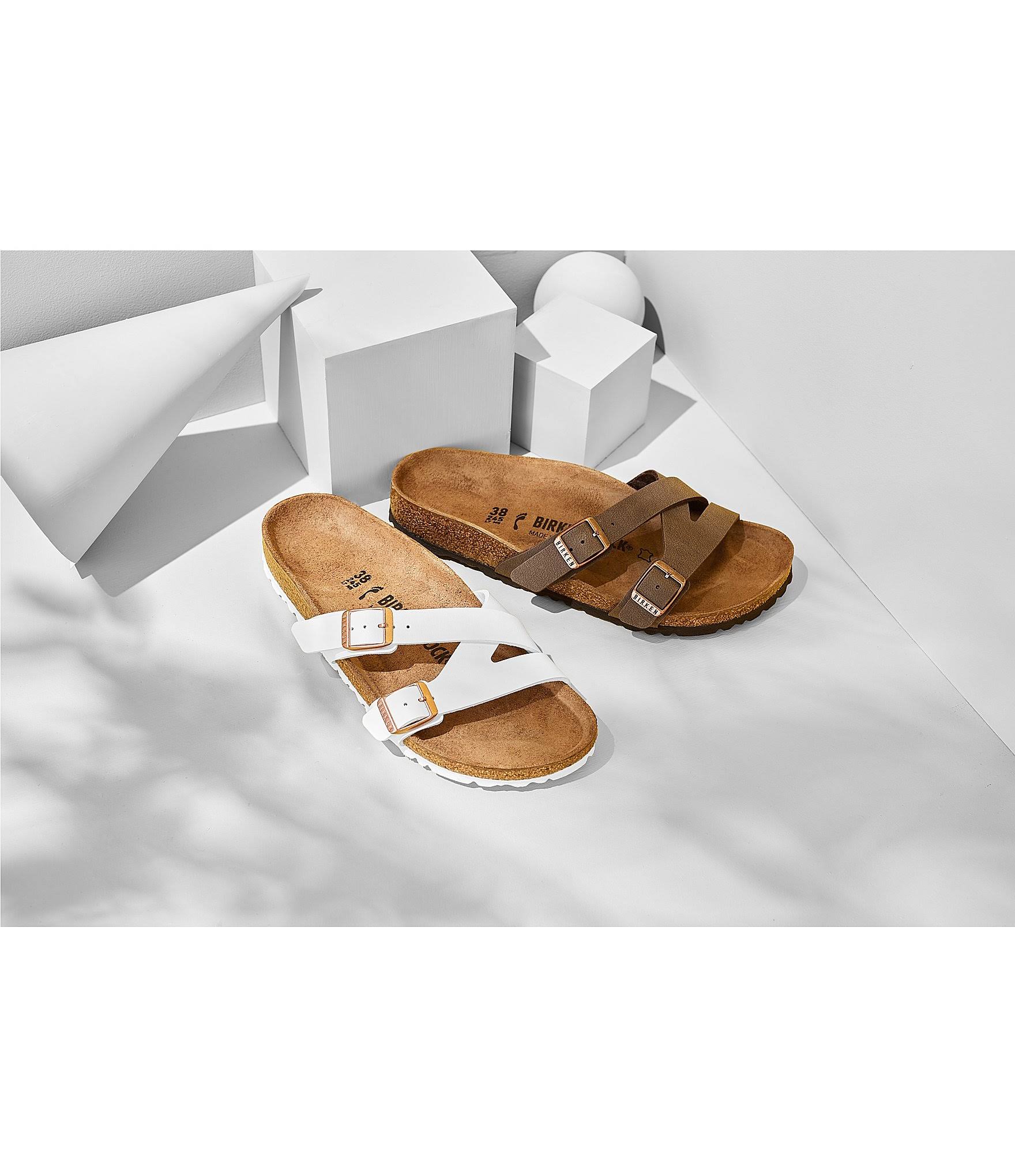 Birkenstock Yao Sandals Women's, White, 37