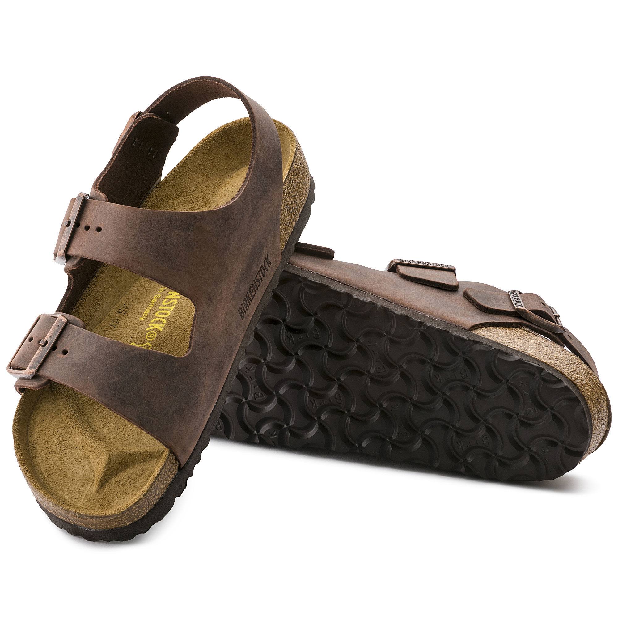 Birkenstock Milano Habana Leather / 45