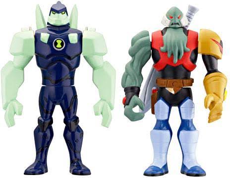 Ben 10 Alien Creation Chamber Diamondhead V.2 & Vilgax Mini Figure 2-Pack