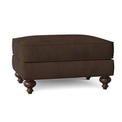 Birch Lane Durham 37x22 Rectangle Standard Ottoman Body Fabric: MicroSuede Chocolate