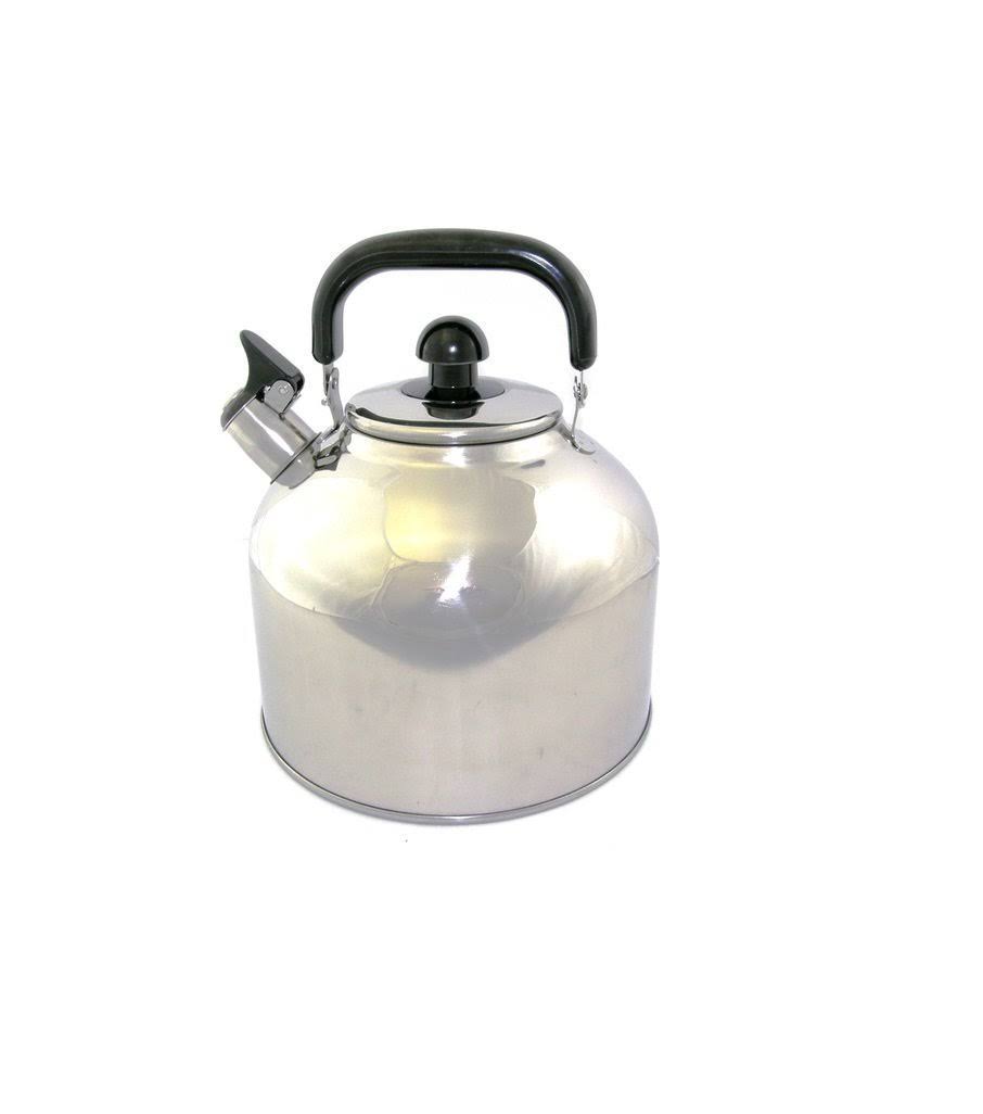 Stainless Steel Whistling Tea Kettle Large 7 Quart Teapot with Mesh Infuser 6.3 LITER Hot Water Pot Removable Lid Covered Handle
