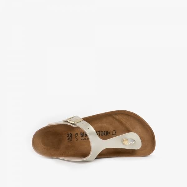 Birkenstock Gizeh 1015592 Girls Birko-Flor Toe Post Sandals Elec