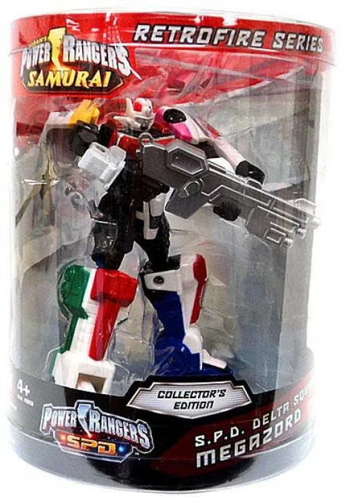 Power Rangers Retrofire Series S.P.D. Delta Squad Megazord Action Figure