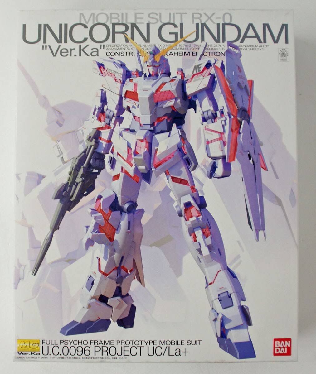 Gundam RX-0 Unicorn Ver KA mg 1/100 Scale