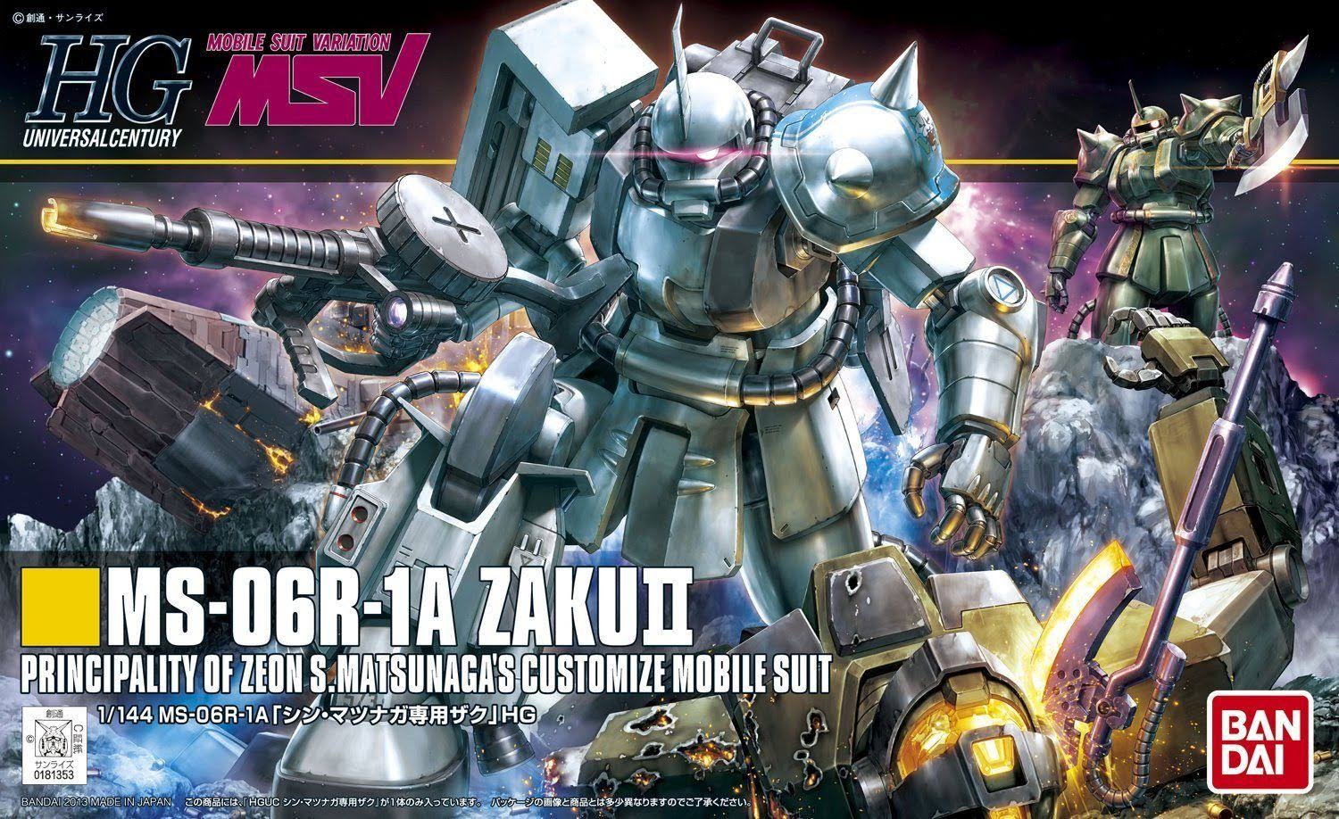 HGUC MS-06R-1A Zaku II Shin Matsunaga