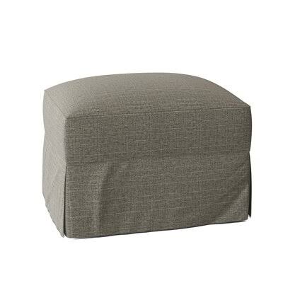 Birch Lane Young 29x22 Rectangle Standard Ottoman Body Fabric: Turbo Ash