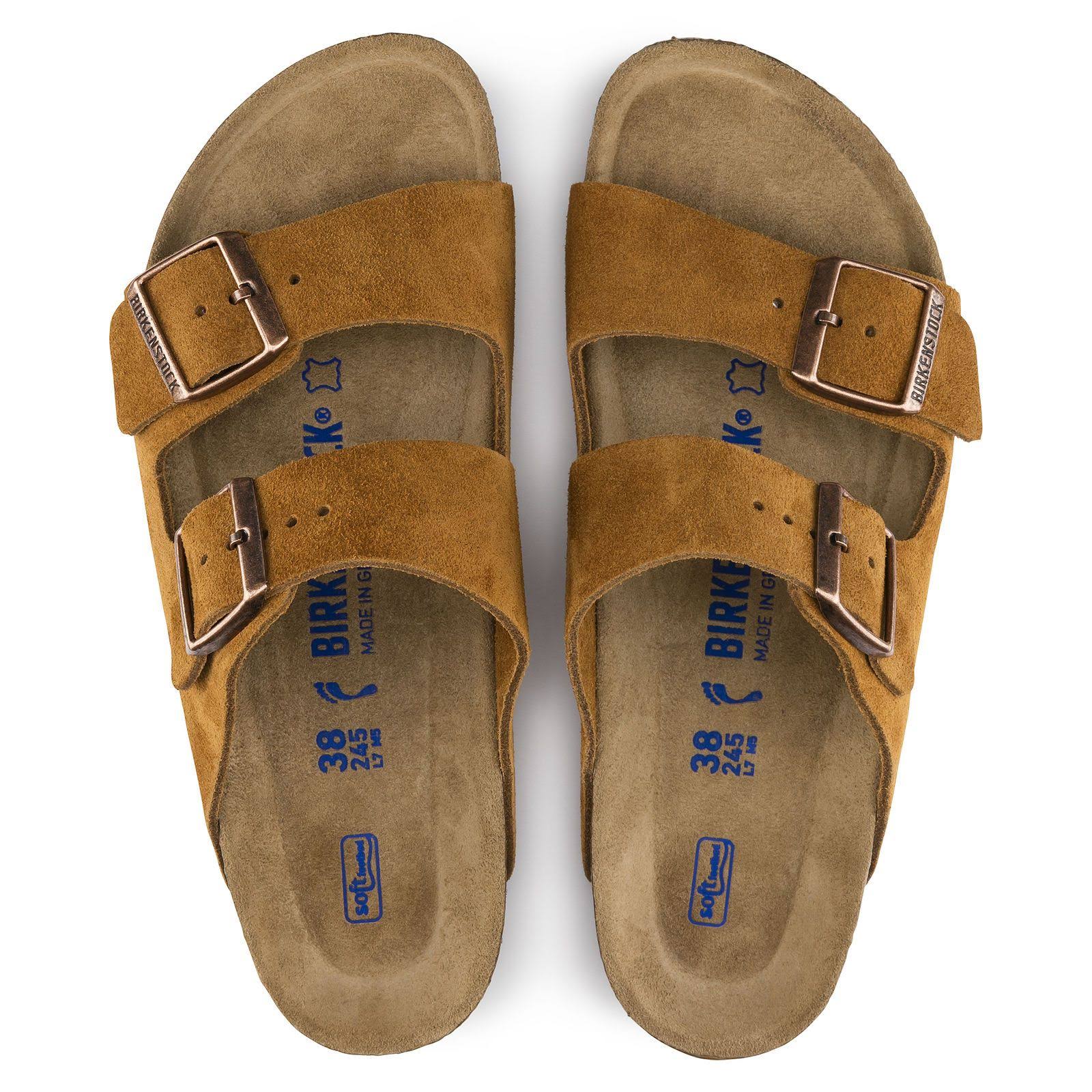 Birkenstock Arizona Soft Footbed (36 Mink Suede)