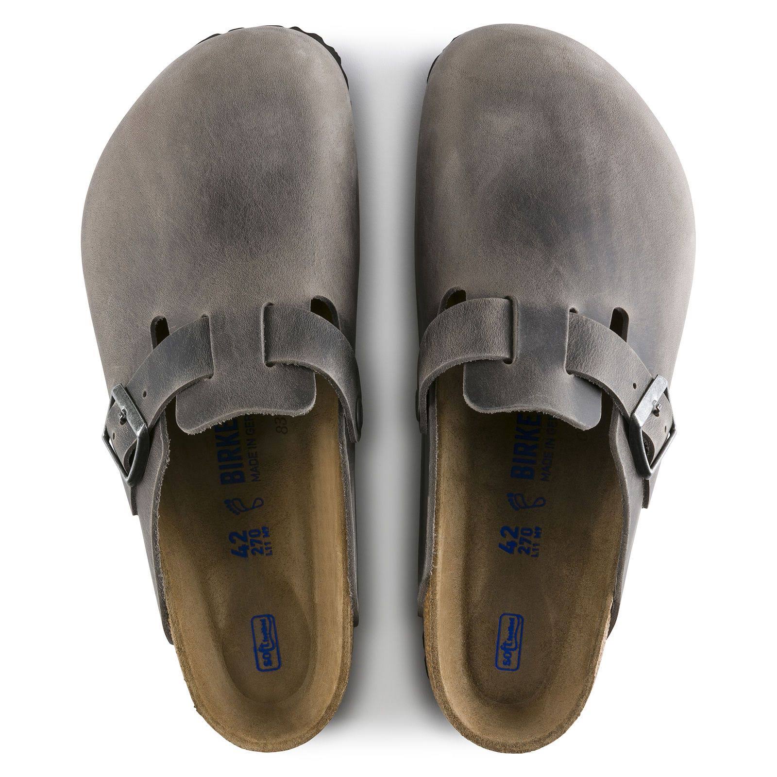 Birkenstock Boston Soft Footbed (42 Habana Oiled Leather)