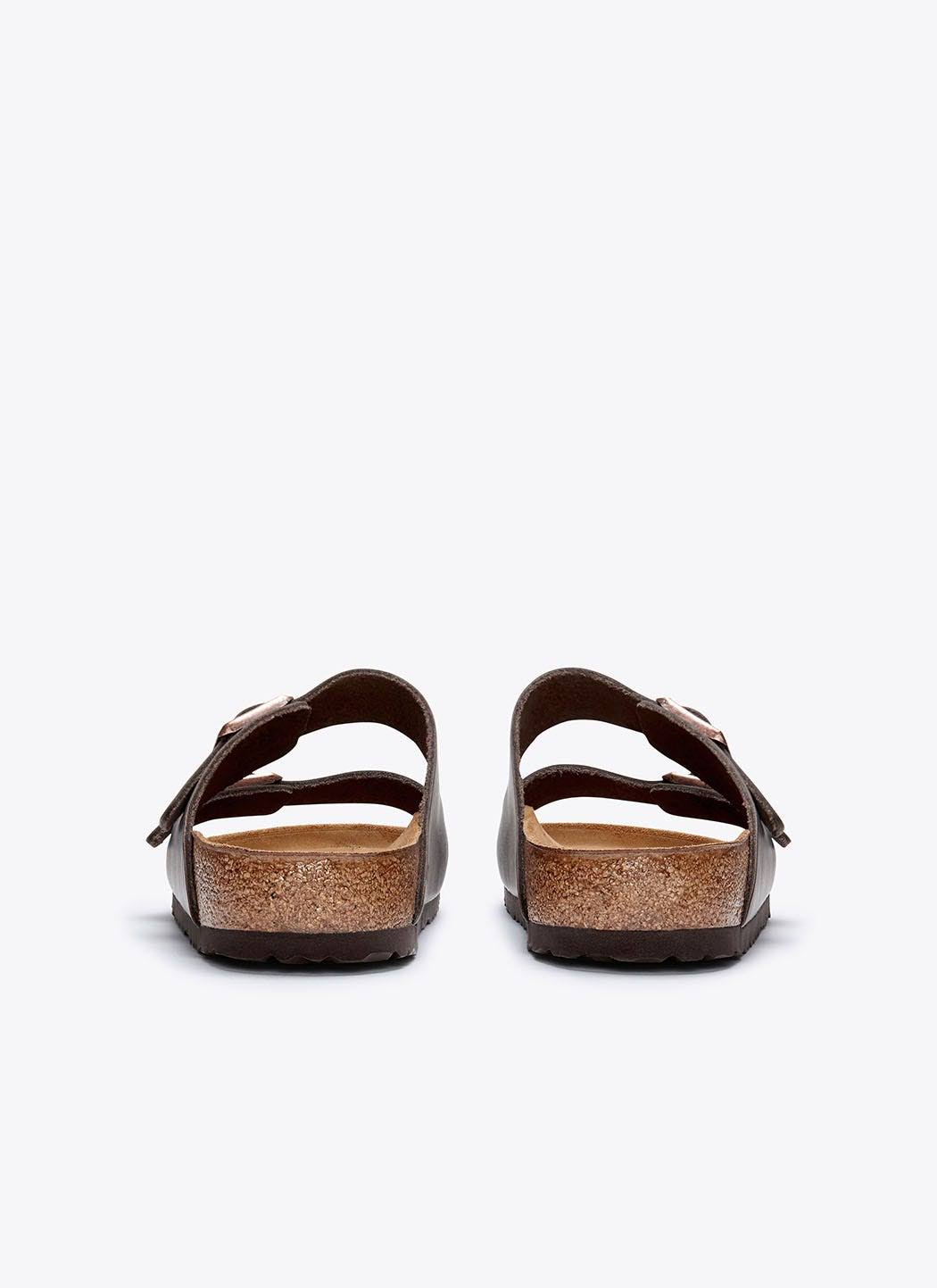 Birkenstock Leather Sandals Arizona Dark Brown / 40