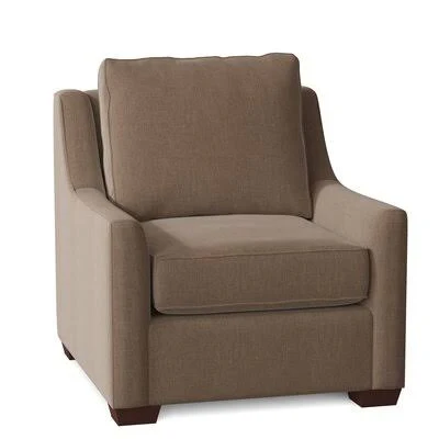 L?A 33x22 Wide Armchair Birch Lane Body Fabric: Lizzy Hemp