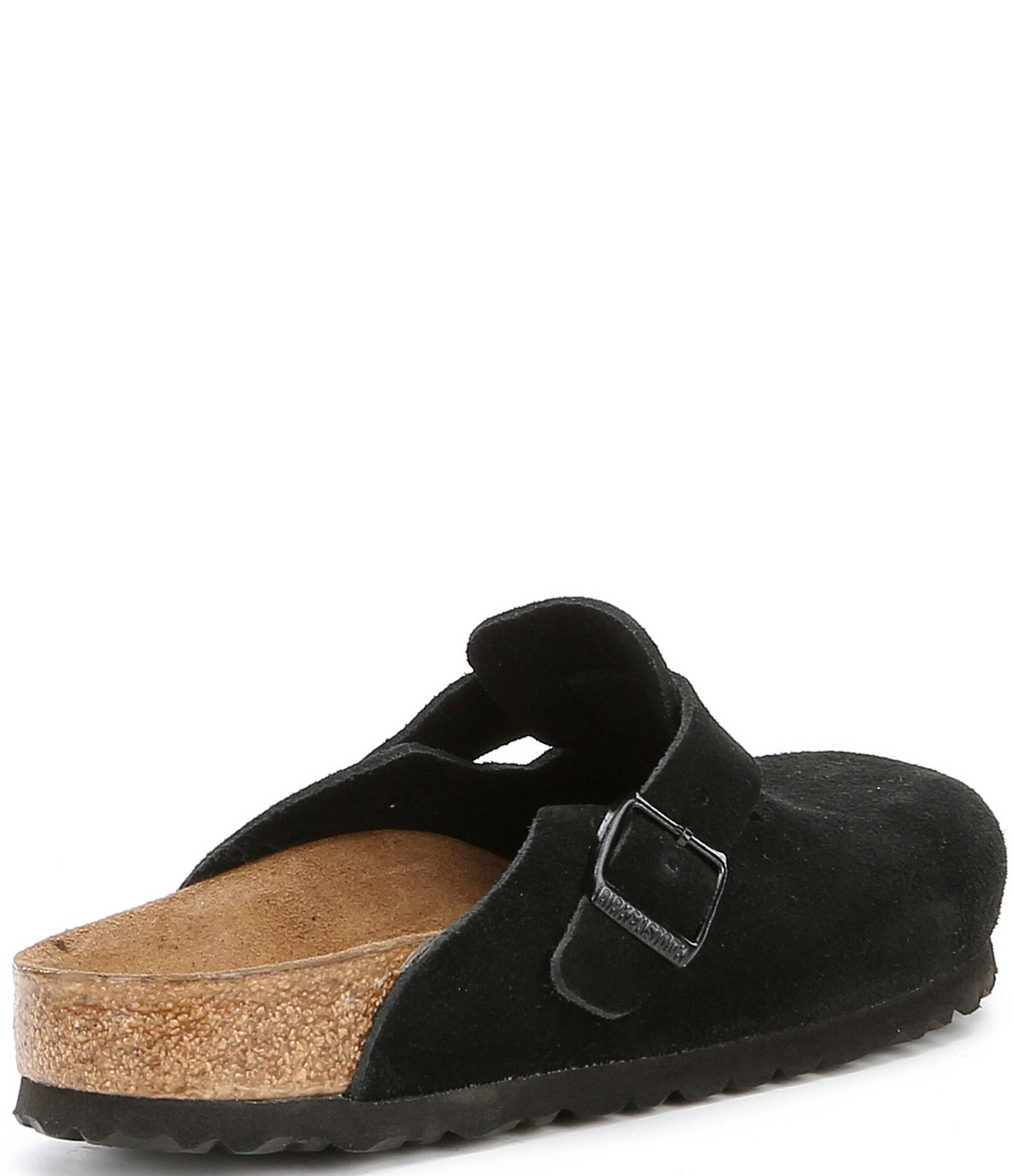 Birkenstock Boston Soft Footbed Clog Night Suede