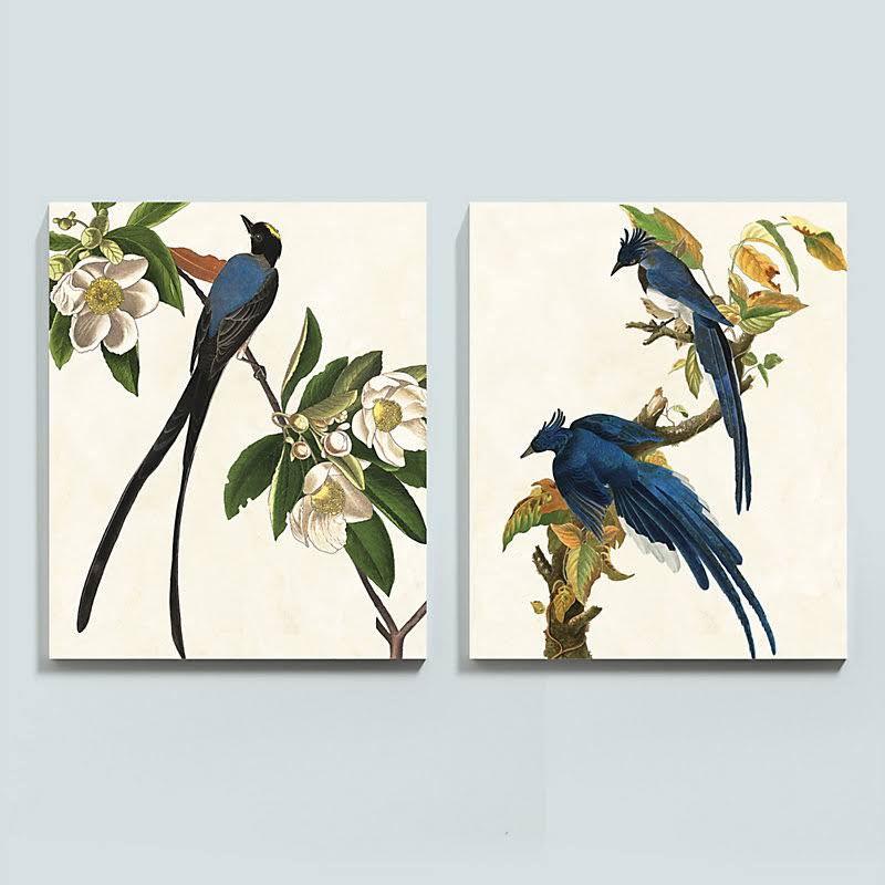 Blue Bird Art 46x22 x 38x22 - Ballard Designs