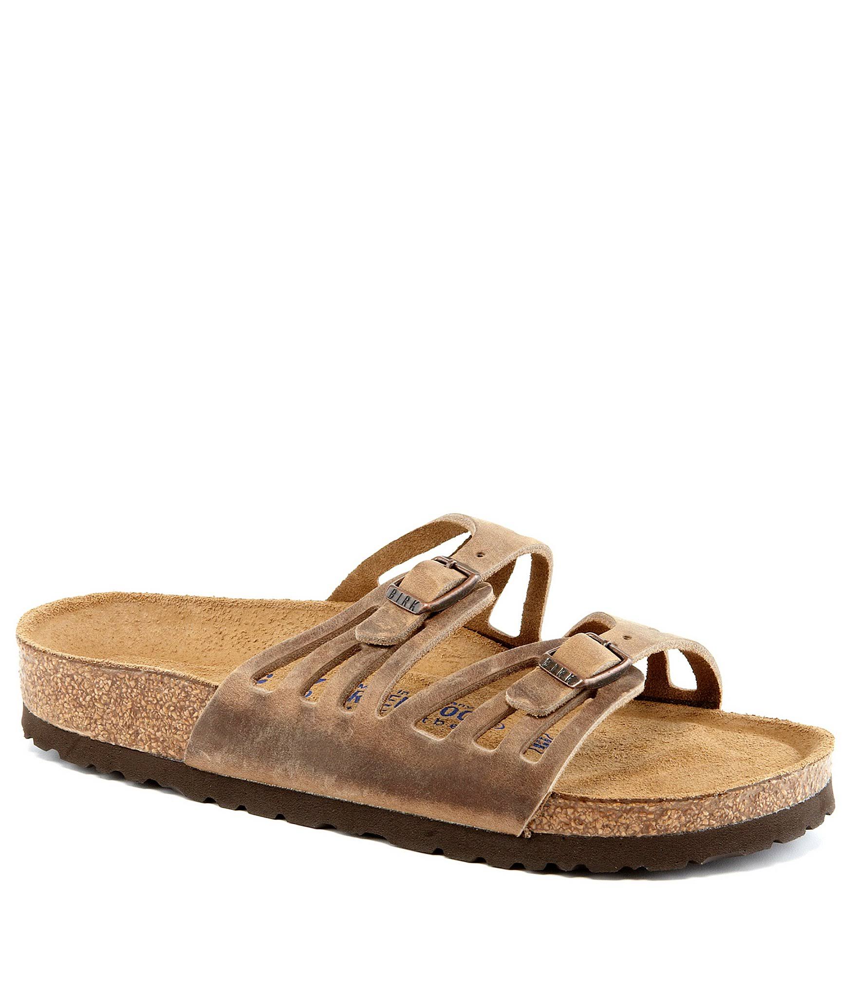 Birkenstock Women's Granada Soft Footbed Tobacco Leather