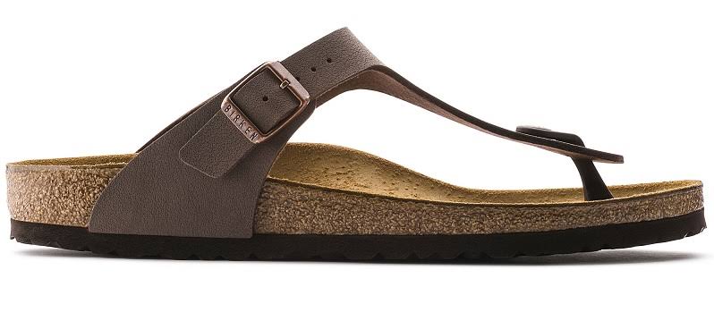 Birkenstock Gizeh Birko-Flor Nubuck Mocha