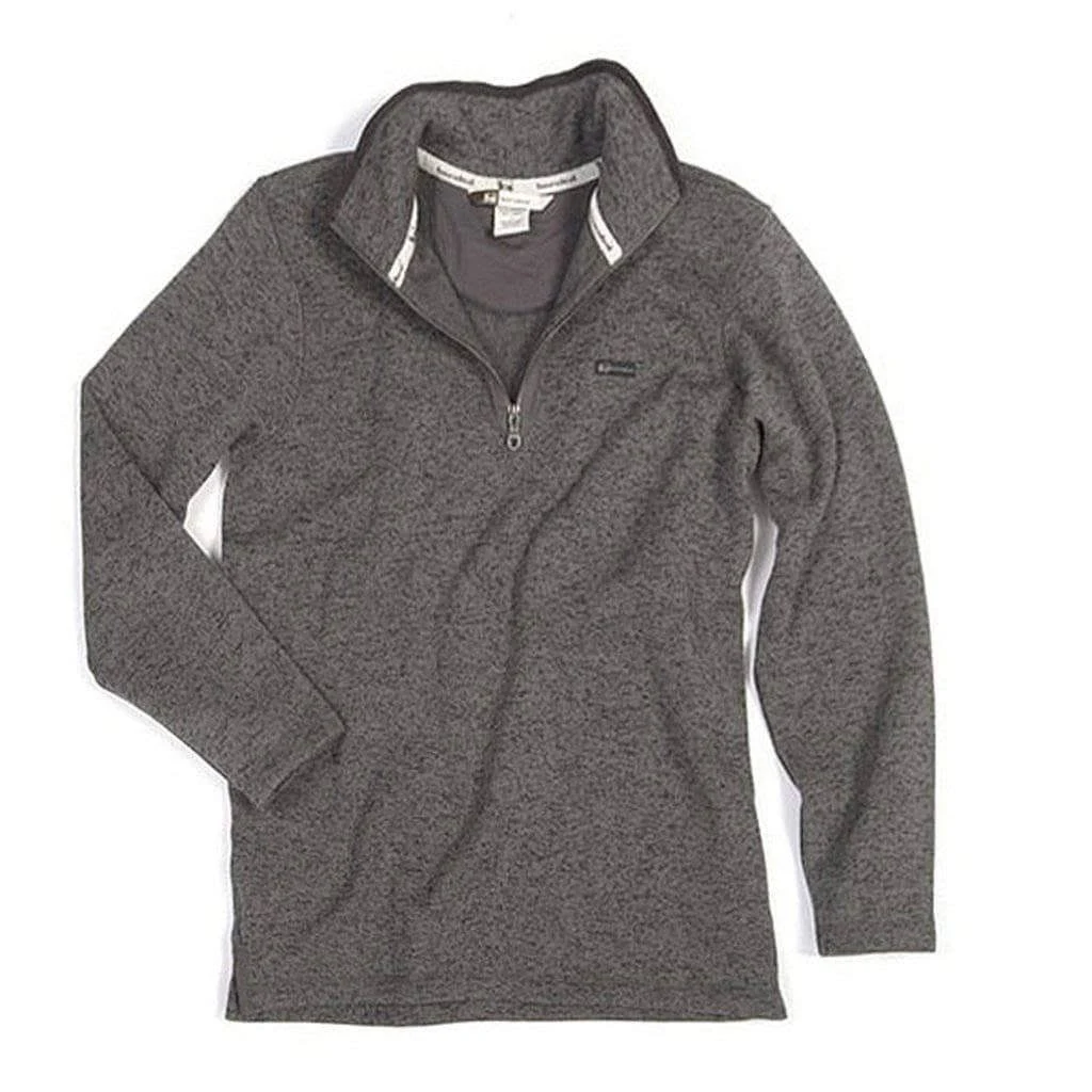 Banded 1/4 Zip Heather Fleece Pullover
