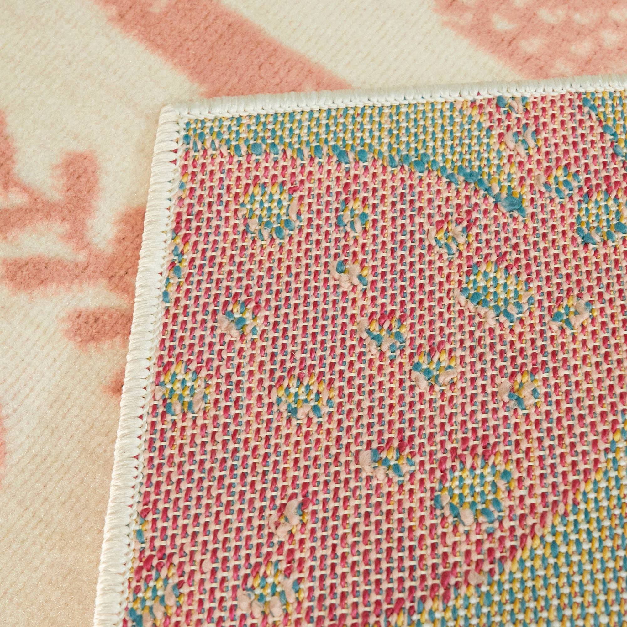 Balta Serengeti Pink 4 ft. x 6 ft. Kids Area Rug