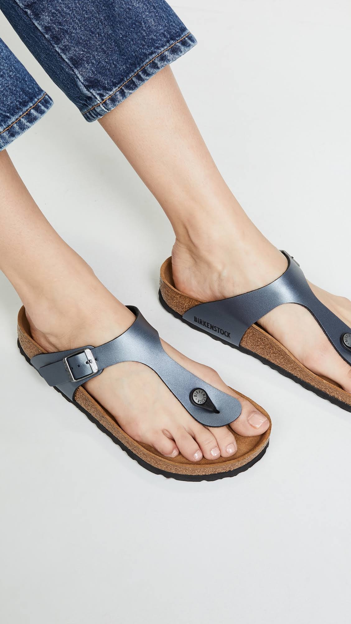 Birkenstock Women's Gizeh Sandal - 42 - Onyx Birko-Flor