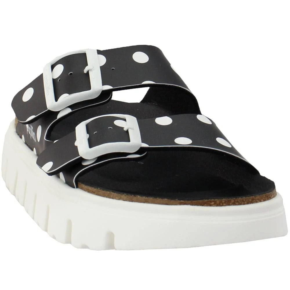 Birkenstock Arizona Chunky Sandals - Narrow Black White Dots 37